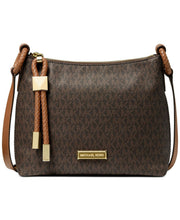 Load image into Gallery viewer, Michael Kors Lexington Large Logo Crossbody Bag - Brown/luggage
