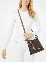 Load image into Gallery viewer, Michael Kors Lexington Large Logo Crossbody Bag - Brown/luggage
