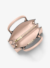 Load image into Gallery viewer, Michael Kors Mercer Medium Saffiano Leather Accordion Crossbody Bag- Soft pink
