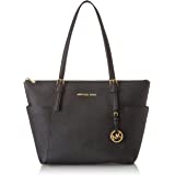 Load image into Gallery viewer, Michael Michael Kors Jet Set Large Crossgrain Leather Tote

