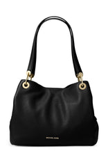 Load image into Gallery viewer, Michael Michael Kors Raven Pebble Leather Tote - Black
