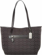 Load image into Gallery viewer, Coach Taylor Tote - Black/silver
