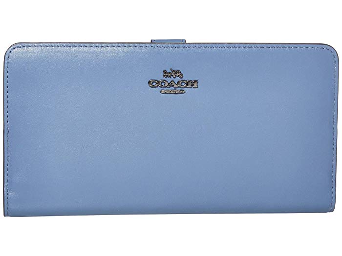 Coach stone blue wallet new arrivals