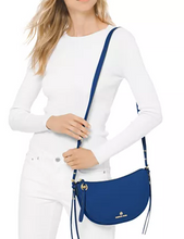 Load image into Gallery viewer, MICHAEL Michael Kors Camden Small Messenger Vintage Blue
