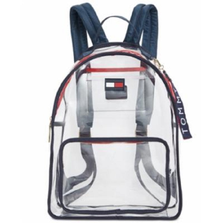 Tommy Hilfiger Kala Clear Blue Backpack Trend Transparent