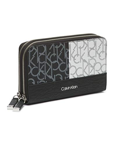 Calvin Klein Key Item Monogram Large Zip Around Wallet