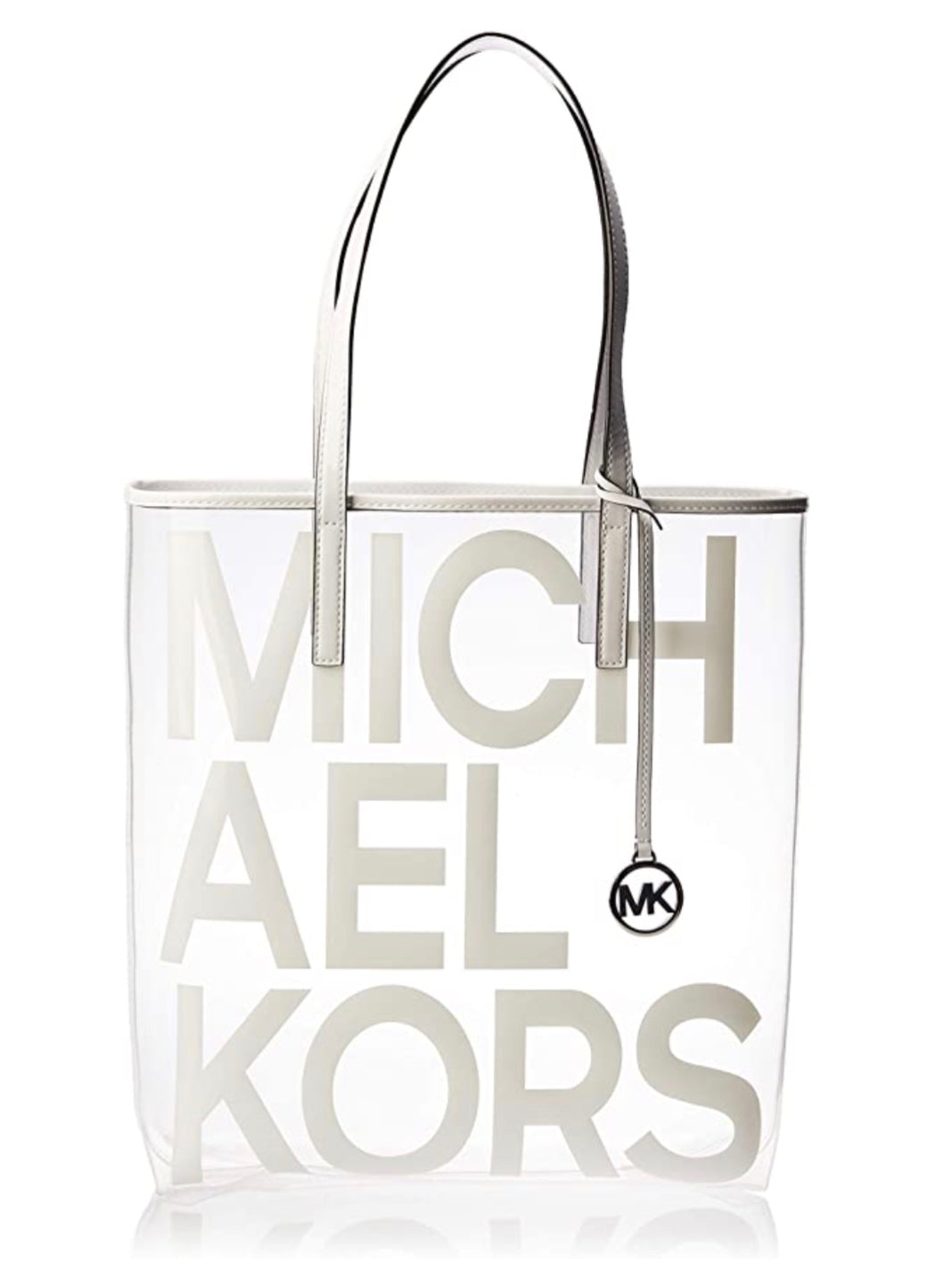 The Michael Large Graphic Logo Print Clear Tote Bag Michael, 40% OFF