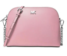 Load image into Gallery viewer, Michael Michael Kors Crossgrain Leather Dome Crossbody
