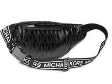 Load image into Gallery viewer, Michael Kors Medium Mott Nylon Belt Bag - Black
