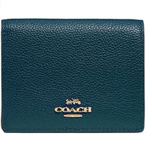 Load image into Gallery viewer, Coach Women`s Pebbled Leather Snap Wallet
