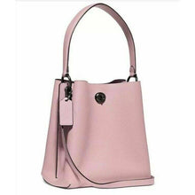 Load image into Gallery viewer, Coach Charlie 89102 Bucket 21 Pewter/Aurora Polished Pebble Leather Bag
