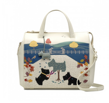 Load image into Gallery viewer, RADLEY OF LONDON &quot;DOG OF THE MANOR&quot; LEATHER ZIP TOP MULTIWAY LARGE LIMITED EDITI
