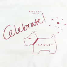 Load image into Gallery viewer, Radley London Celebrate Canvas Top Zip Tote - White/Red/Silver
