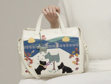 Load image into Gallery viewer, RADLEY OF LONDON &quot;DOG OF THE MANOR&quot; LEATHER ZIP TOP MULTIWAY LARGE LIMITED EDITI
